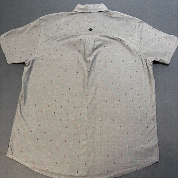 Prana men’s Button Down Shirt Size Large gray 100% organic cotton - Picture 7 of 8